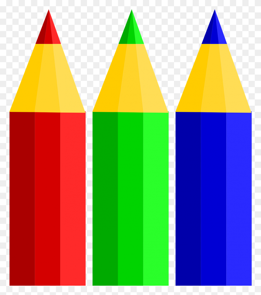 Цветные карандаши мультяшные