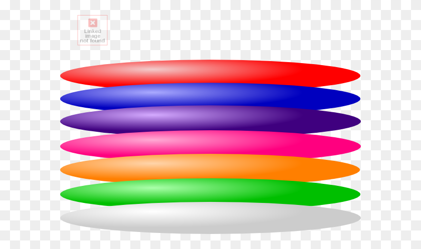 600x437 Colored Plates Clip Art - Plates PNG