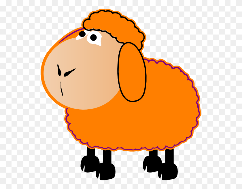 558x597 Colored Sheep Clipart Clip Art Images - Livestock Clipart
