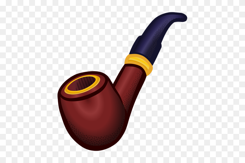 483x500 Colored Smoking Pipe - Smoking Pipe Clipart