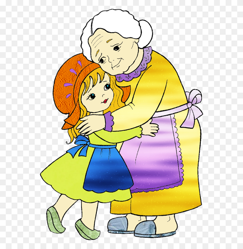 566x800 Colorful And Fun Missing Grandma - Grandma Clipart