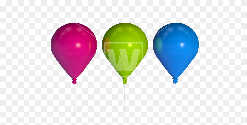 550x366 Colorful Balloons Png - Blue Balloons PNG