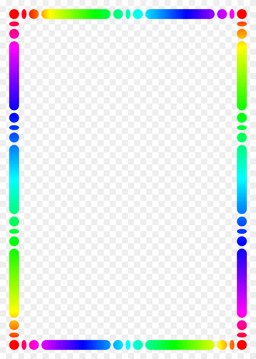 1670x2400 Colorful Border Png - Colorful Border PNG