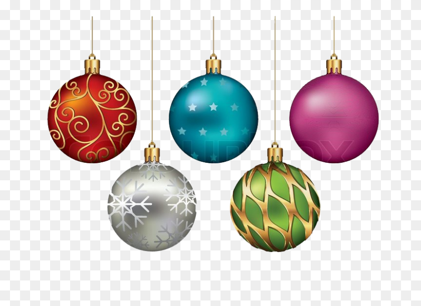 800x566 Colorful Christmas Ornaments Png Image - Christmas Ornaments PNG