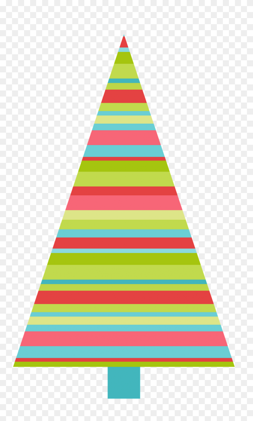 934x1600 Colorful Christmas Tree, Clip Art Clip Art - Colorful Tree Clipart