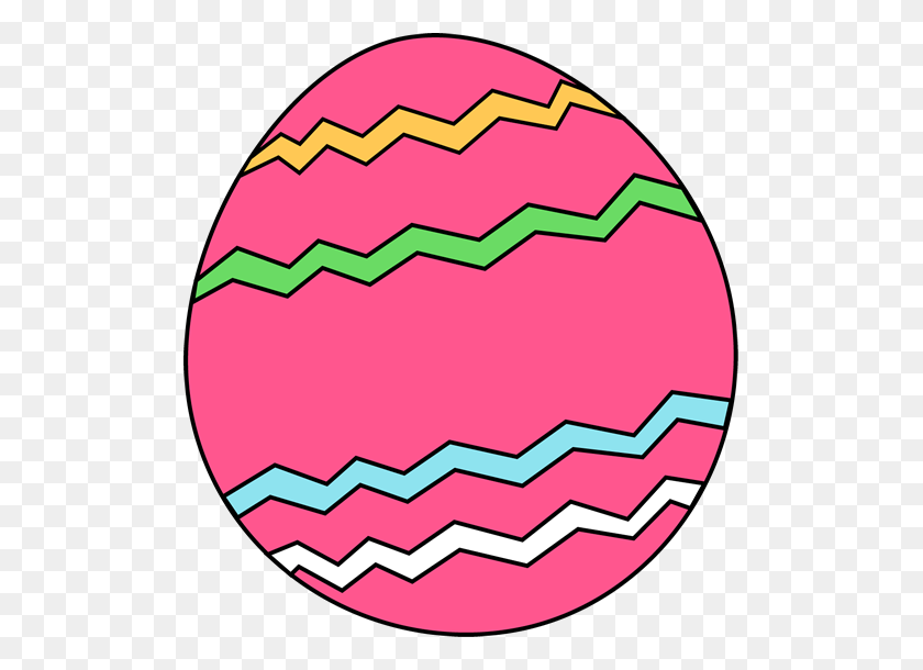 505x550 Colorful Clipart Easter Egg - Easter Sunday Clipart