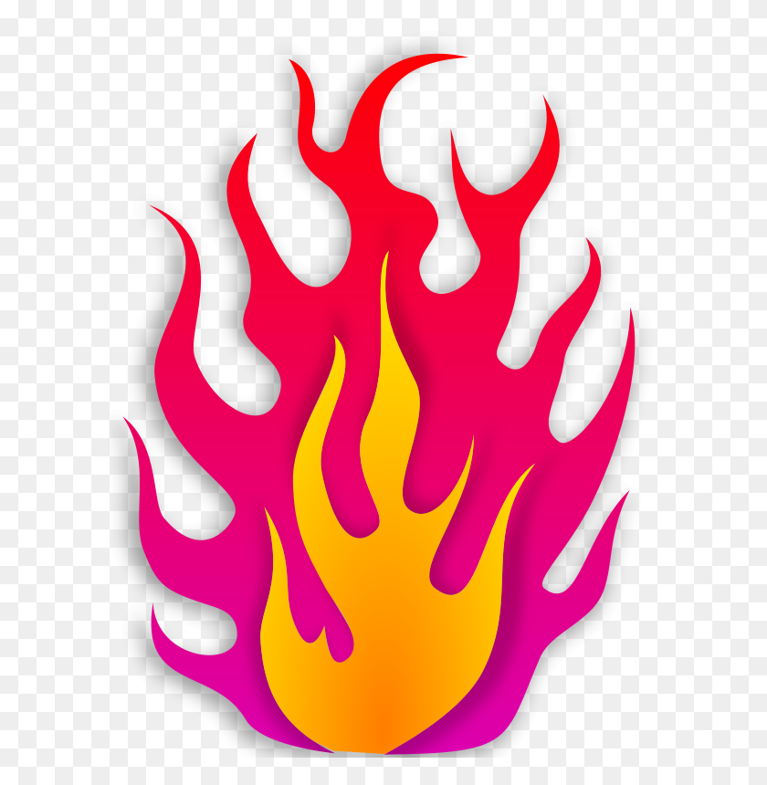 602x800 Colorful Clipart Fire - Fire Dog Clipart