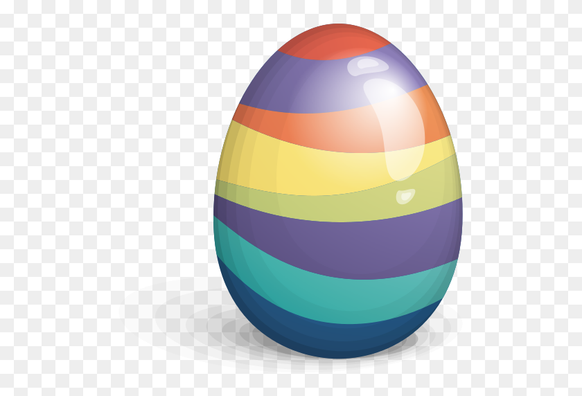 512x512 Colorful Easter Eggs Photos - Easter PNG