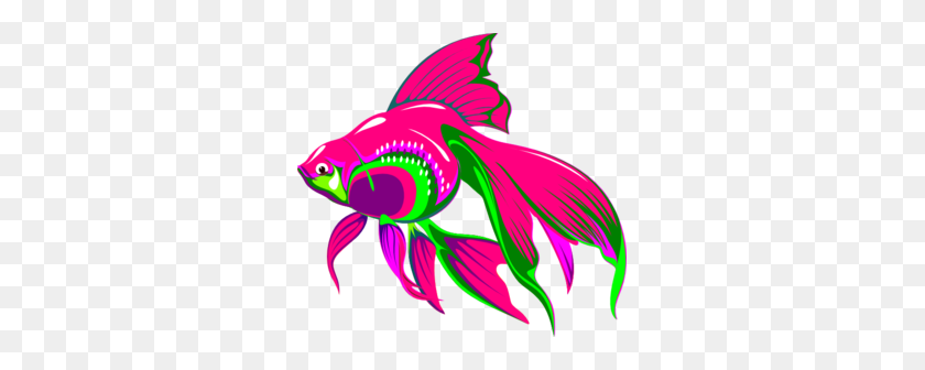299x276 Colorful Fish Clip Art - Rainbow Fish Clipart