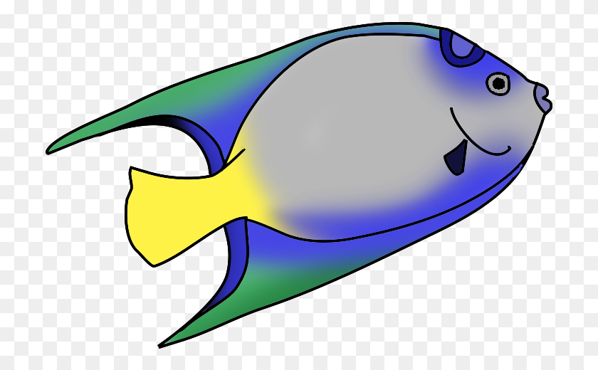 713x460 Colorful Fish Clip Art - Water Background Clipart
