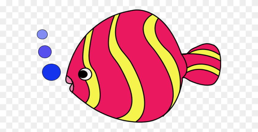 600x371 Colorful Fish Clipart - Fish Clipart