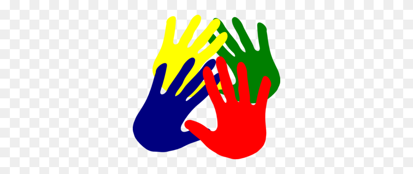 300x294 Colorful Hands Clipart - Colorful Hands Clipart
