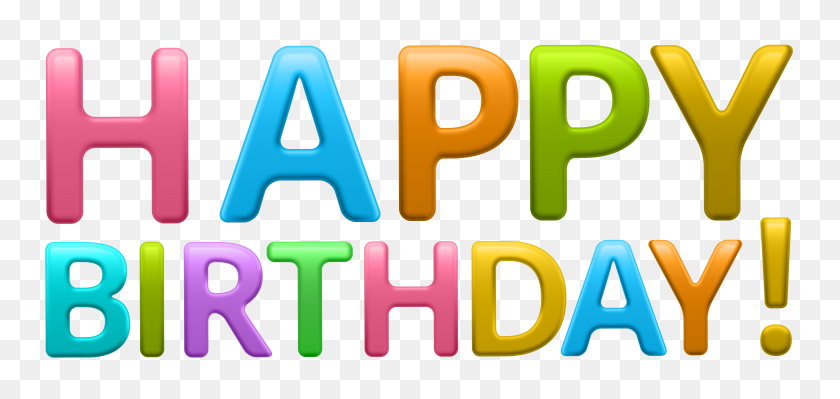 7000x3045 Colorful Happy Birthday Transparent Png Clip Art Gallery - Free Happy Birthday Clip Art