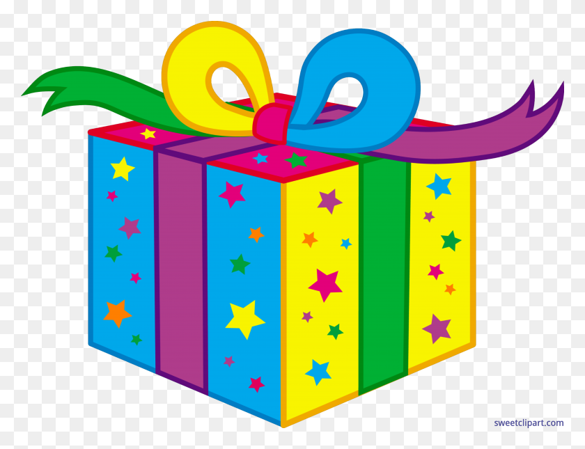 6831x5132 Красочный Детский Подарок На День Рождения Картинки - Мельница Клипарт