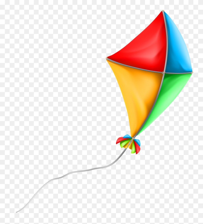 7211x8000 Colorful Kite Png Clip Art - Plot Clipart