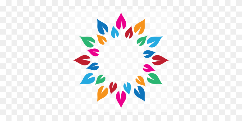 360x360 Colorful Leaves, Circle, Mandala, Art, Vector, Color Mandala - Mandala Vector PNG