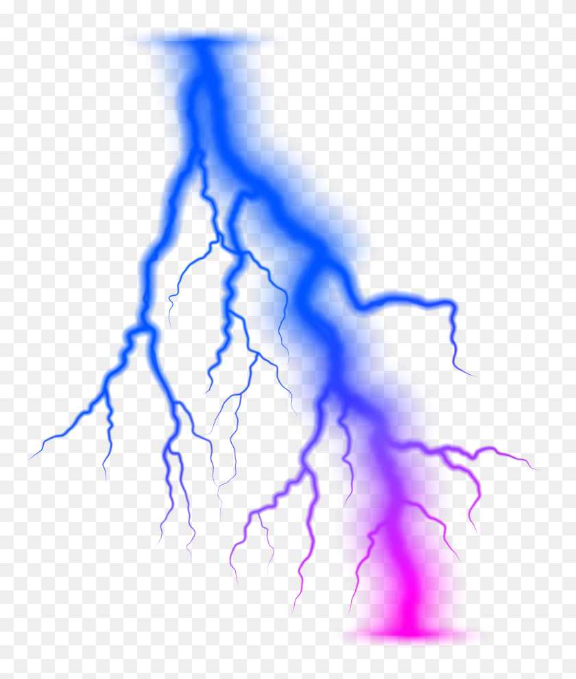 6711x8000 Colorful Lightning Png Transparent Clip Art Gallery - Purple Lightning PNG