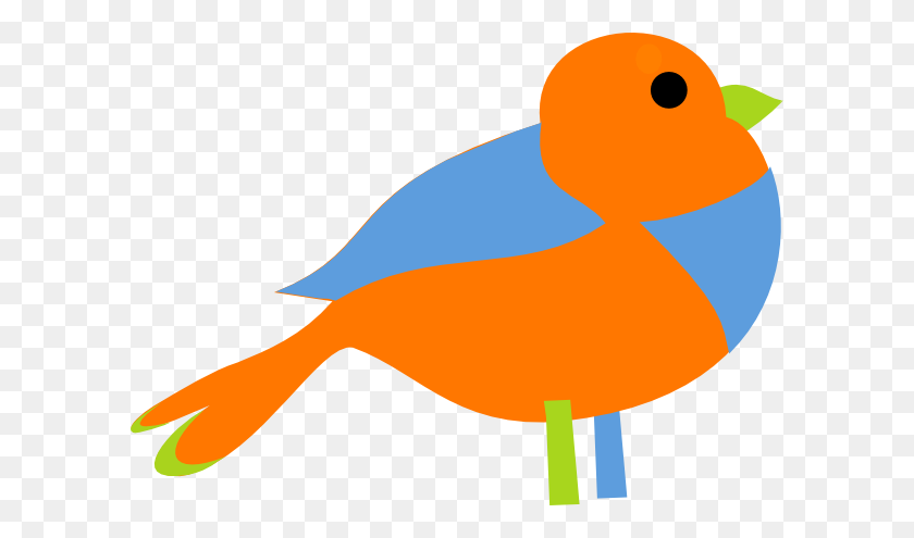 600x435 Colorful Little Bird Clip Art - Little Bird Clipart