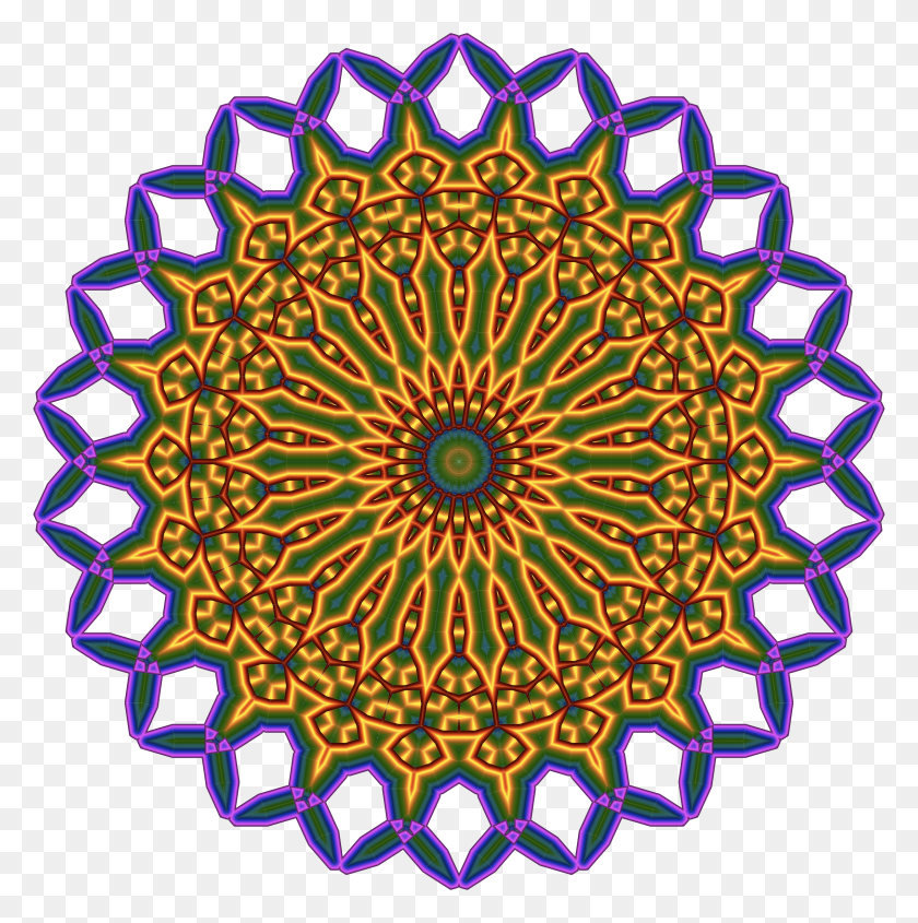 2276x2292 Colorful Mandala Icons Png - Mandala PNG
