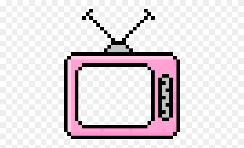400x450 Colorful Retro Aesthetic Png Pastel Television - Aesthetic PNG