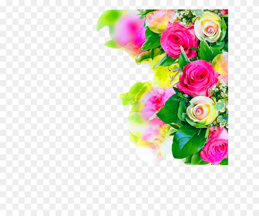 640x640 Цветочный, Роза, Свадебный Цветок, Акварель, Акварель - Свадебные Цветы Png