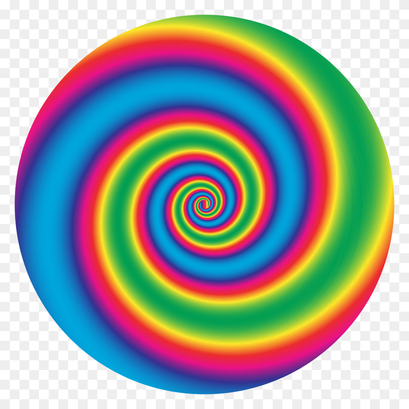 2358x2358 Colorful Swirling Vortex Icons Png - Vortex PNG