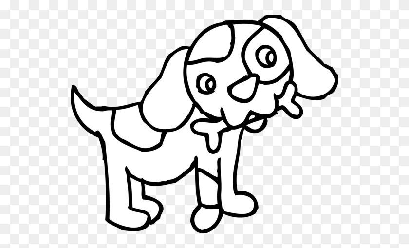 550x449 Coloring - Puppy Dog Clipart