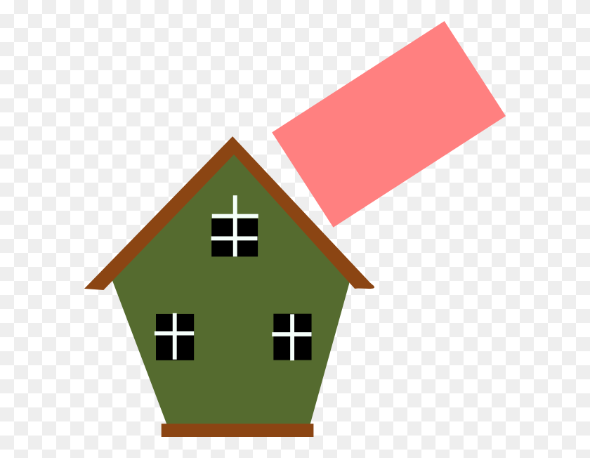 600x592 Coloring Bird House Png, Clip Art For Web - House PNG Clipart