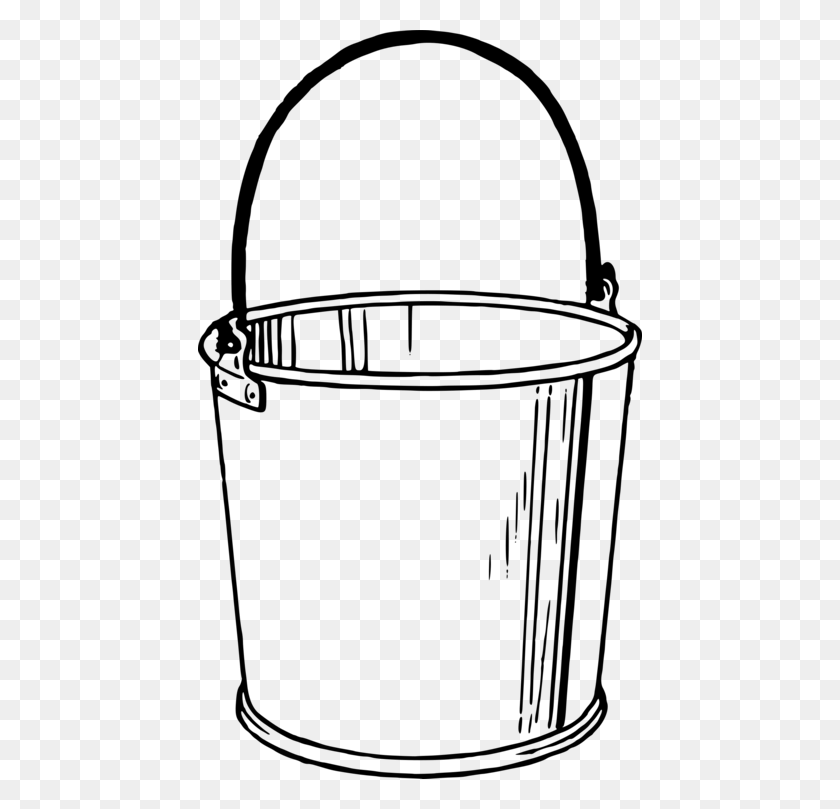 444x749 Coloring Book Bucket And Spade Drawing Paint - Paint Bucket Clipart