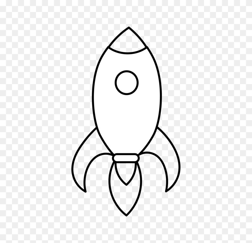483x749 Раскраска Карандаш Ракета Космический Корабль Раскраски Бесплатно - Ракета Черно-Белый Клипарт