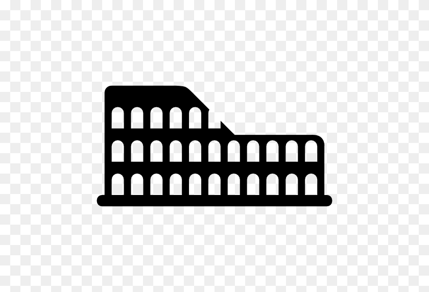 512x512 Колизей, Памятники, Гладиаторы, Италия, Римская Икона - Клипарт Колизей