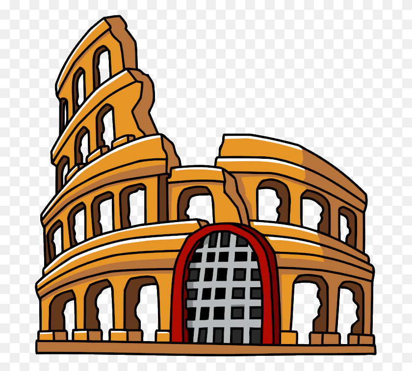 697x697 Colosseum Png Images Transparent Free Download - Colosseum Clipart
