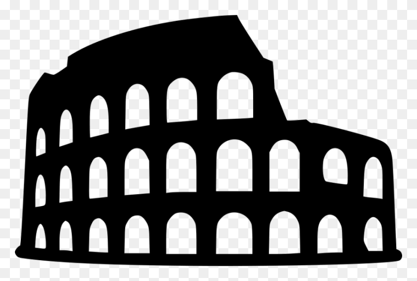 850x552 Colosseum Png Pic Png - Colosseum PNG