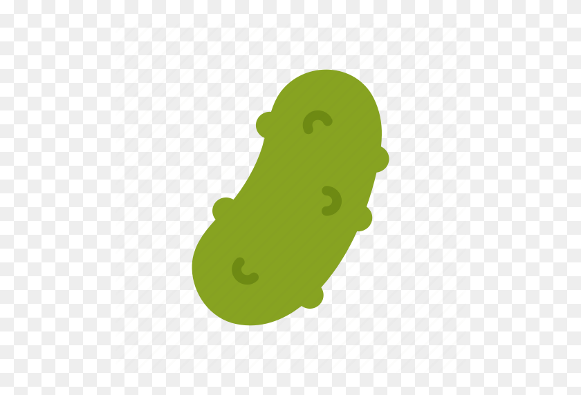 512x512 Colour, Cucumber, Food, Green, Pickle, Pickled, Vegetable Icon - Pickle PNG