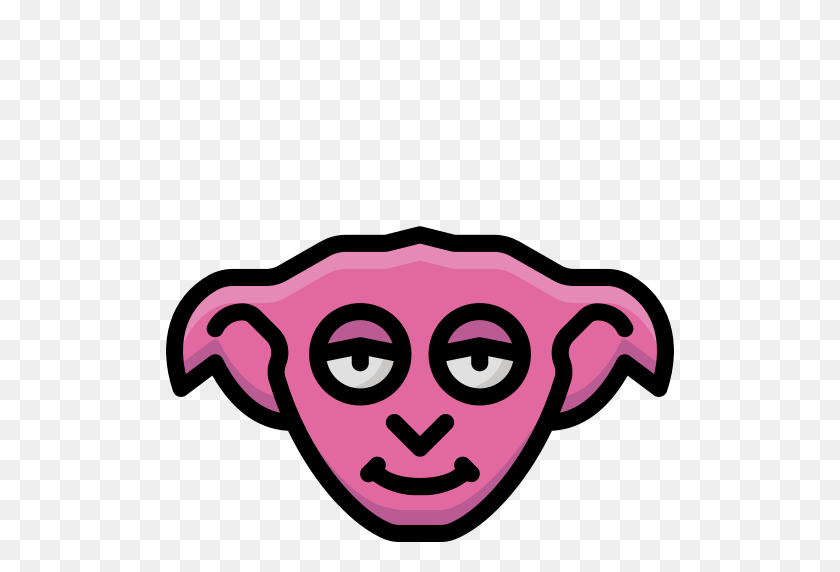 512x512 Colour, Dobby, Elf, Harry, House, Potter Icon - Dobby PNG