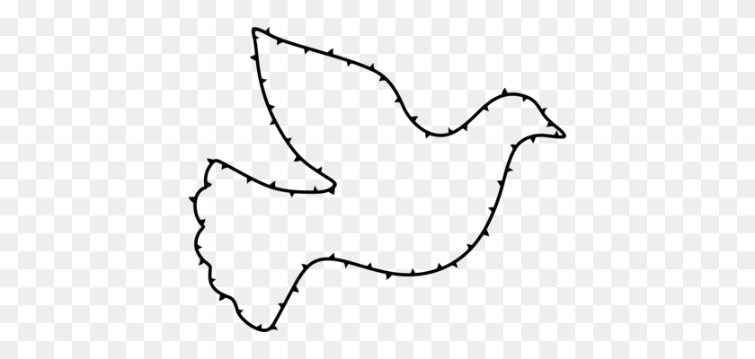 420x340 Columbidae Doves As Symbols Peace Symbols Drawing - Twins Clipart