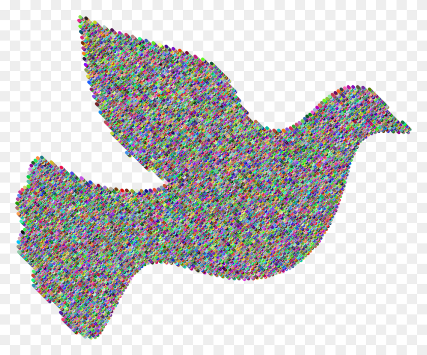 913x750 Columbidae Doves As Symbols Stencil Rock Dove Bird - Rock Clipart PNG