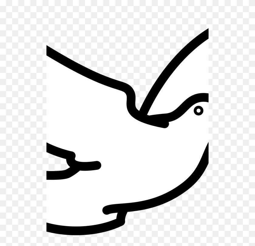 534x750 Columbidae Download Bird Drawing Doves As Symbols - Free Dove Clipart