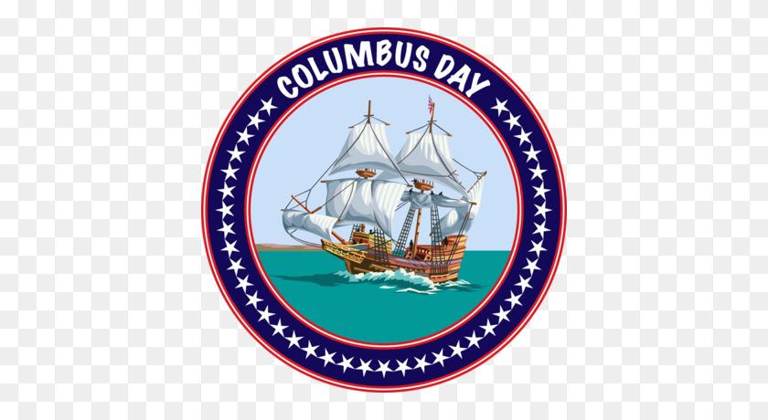 400x400 Columbus Day In The Unites States Of America Clipart - Columbus Day Clipart