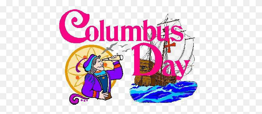 459x307 Columbus Day Png Hd - Columbus Day Clip Art Free