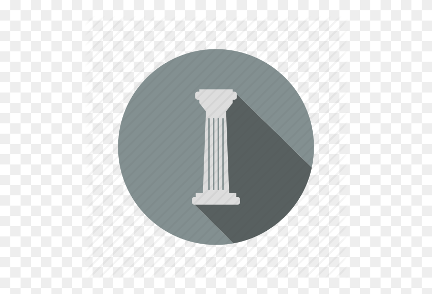 512x512 Колонна, Греческая, Ионная, Колонна, Римская Икона - Греческая Колонна Png