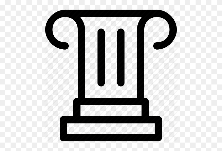 512x512 Column, Greek, Pillar Icon Icon - Pillar Clip Art