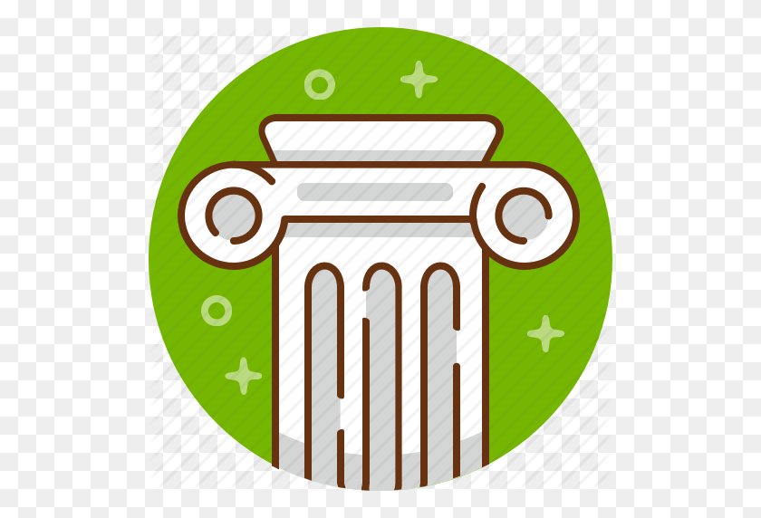512x512 Columns Clipart Ancient Athens - Column Clipart