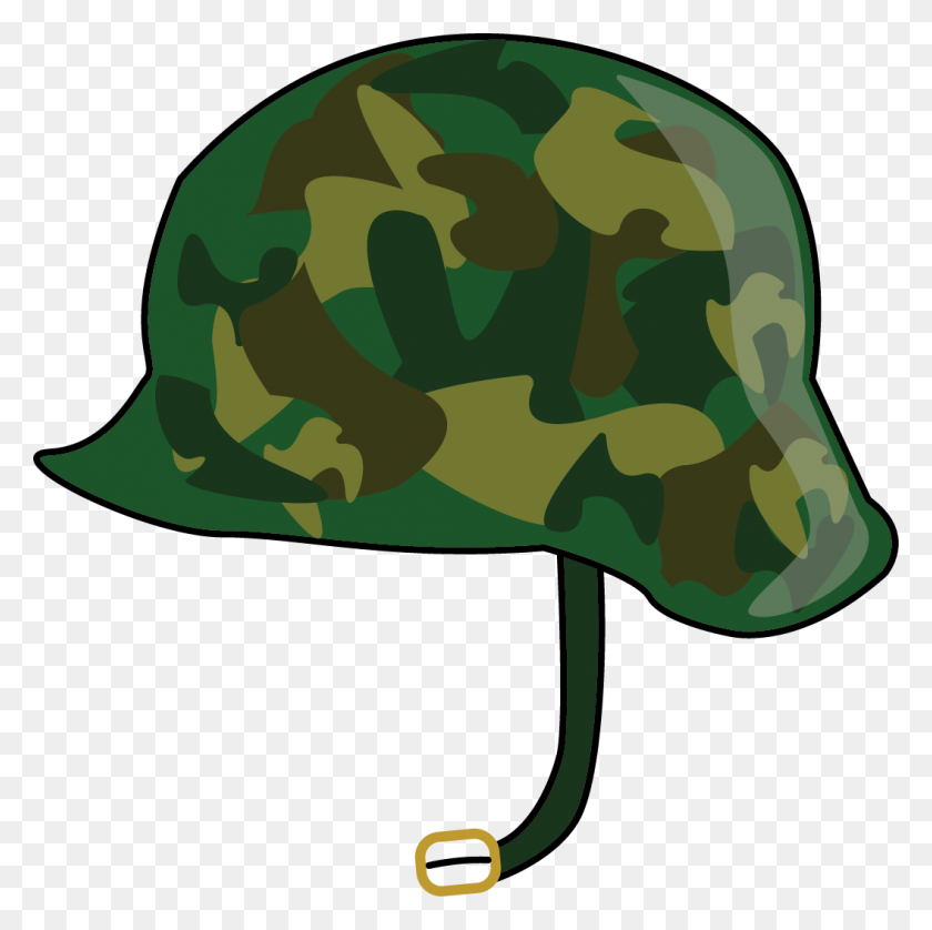 1056x1054 Combat Helmet Army Soldier Clip Art - Camouflage Clipart