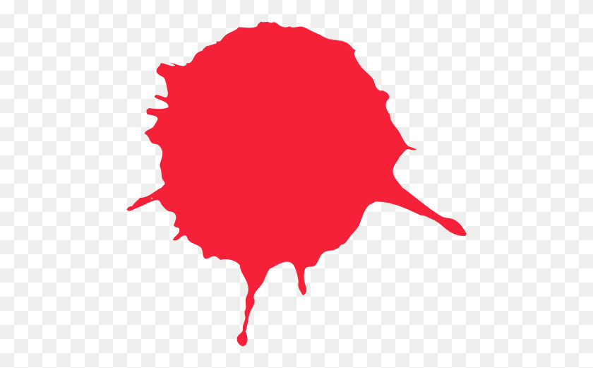 482x461 Combat Splat Paintball Located Between Swindon Cirencester - Red Paint Splatter PNG