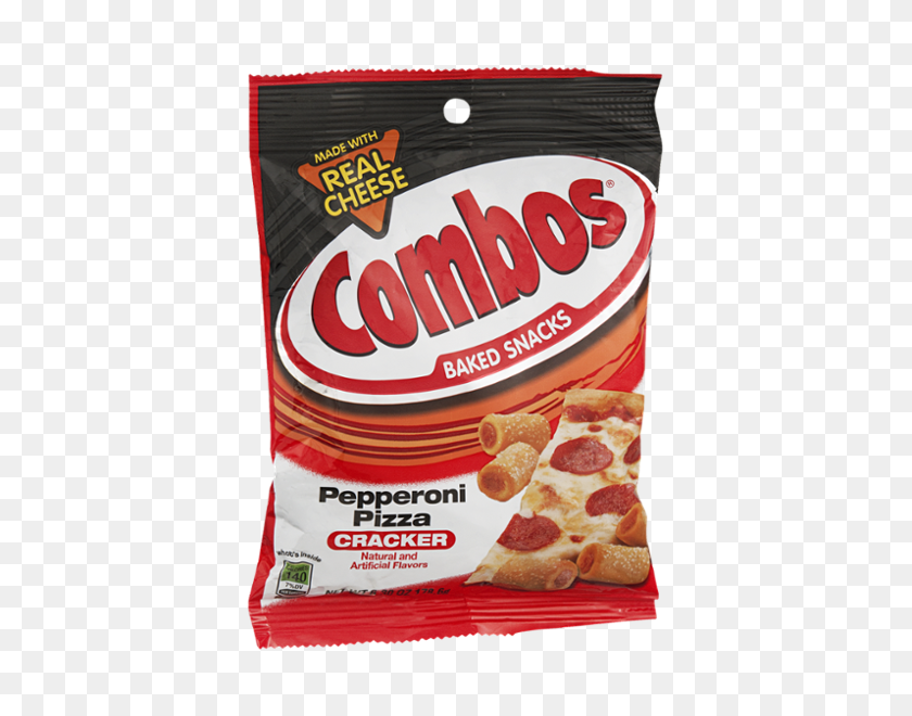 600x600 Combos Baked Snacks Pepperoni Pizza Cracker Reviews - Pepperoni Pizza PNG