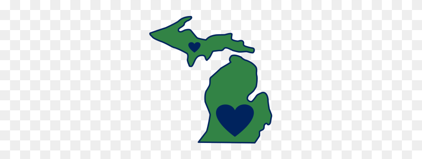 250x257 Come And Meet The Team, Michigan! Central Coast Garden Products - Michigan Outline PNG