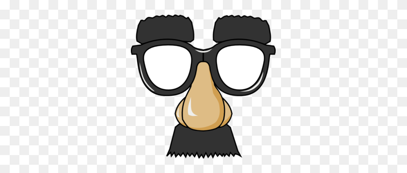 299x297 Comedic Face With Glasses Clip Art - Identity Theft Clipart