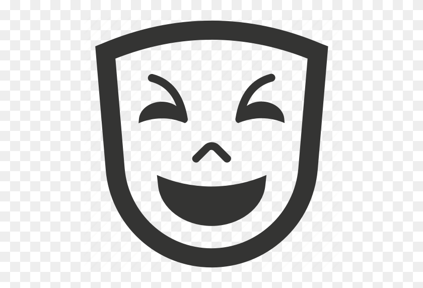 512x512 Comedy, Drama, Face Mask, Mask, Theater Icon - Drama Mask PNG