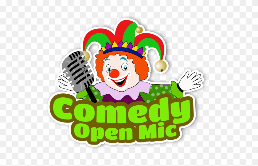 6080x3763 Comedy Open Mic Logo Contest Entry - Open Mic Clip Art